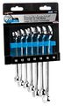 W30001 7 Piece Metric Combination Wrench Set 10 To 18 Mm Polished Chrome Alloy Steel With Rounded Box Ends For Increased Torque