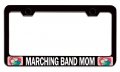 Marching Band Mom Mothers Day Bl Steel Auto Suv License Plate Frame Tag Holder 