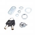 Uxcell Tubular Cam Lock 5 8 Cylinder Length Fits On 3 Max Panel Thickness Chrome Finish Keyed Different 2pcs