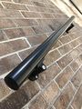 B52 Black Handrail Aluminum Stairs Kit 8 Ft And 1 97 Diam Includes 4 Wall Brackets 