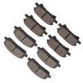 Brake Pad Sets 8pcs For Toyota Highlander 2004-2007 D884 D996 