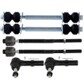 6-piece Fit For Chevrolet Silverado 2500 Hd 3500 Gmc Sierra Front Inner Tie Rod End Outer Sway Bar Link 