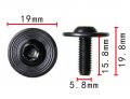 Autobahn88 Fender Bolt Compatible With Vw Audi Golf Gti Oem N91075602 N90949201 Pack Of 10