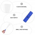 Uonlytech Led Fiber Optic Wand Lamp Glow Sticks Colorful Stick Party Prop For Birthday Supplies 12pcs Blue