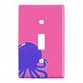 Cute Octopus Tentacles Ocean Plastic Wall Decor Toggle Light Switch Plate Cover 