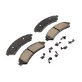 Front Disc Brake Pads For Isuzu Hombre 1998 1999 2000 Ceramic Friction Material Includes Mechanical Wear Sensor Shims And Clips