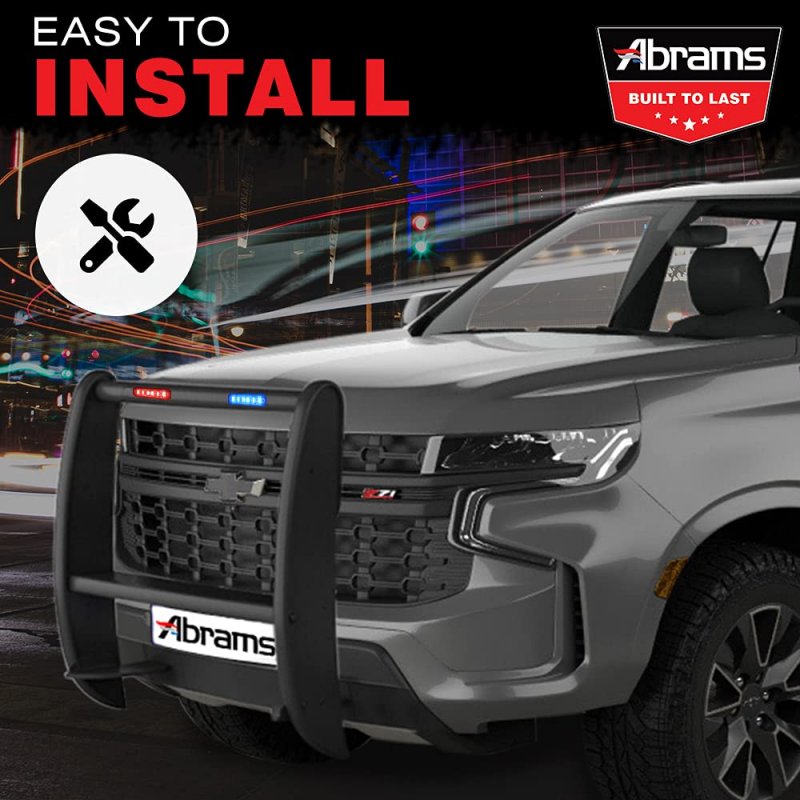 Abrams Ultra Series Light Head Amber 18w 6 Led Sae Class-1 Tow Truck Snow Plow Construction Vehicle Grille Surface Mount Strobe