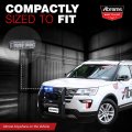 Abrams Ultra Series Light Head Amber 18w 6 Led Sae Class-1 Tow Truck Snow Plow Construction Vehicle Grille Surface Mount Strobe