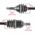 Caltric Front Right Cv Joint Axle Compatible With Kawasaki Brute Force 750 Kvf750 4x4i 2008-2011