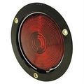 Rv Trailer Flush Mount Lens Red V410-15r Waterproof Polycarbonate Light For Fleet And Plant Maintenance 