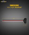 Partsam 8x Truck Trailer Molded 3 Prong Pigtail Harness Stop Turn Tail Brake Backup Light