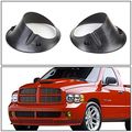 Dodge Ram 3rd Gen Pair Of Oem Replacement Bumper Fog Light Lamp Bezel Cover Black