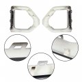 Labwork Front Bumper Fog Light Outer Bezel Cover Black Replacement For 2019-2021 Gmc Sierra Denali Slt At4 Driver Passenger