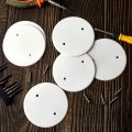 Tondiamo Ceiling Cover Plate Flat Round Electrical Blank Circle Wall With 4mm Screws Fan Switch Cap 4 32 Inches In Diameter 
