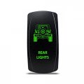 Ch4x4 Rocker Switch Jeep Wrangler Jk Rear Lights Symbol Green Led