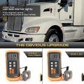 Vipmotoz Front Full Led Side Marker Lights Compatible With 2008-2017 Kenworth T660 T170 T270 T370 Chrome Housing Smoke Tinted