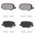 4pcs Rear Ceramic Brake Pads Fit For Dodge Nitro 3 7l 4 0l 07-11 Jeep Liberty 08-12 Wrangler 8l Jk 6l 18 12-17 