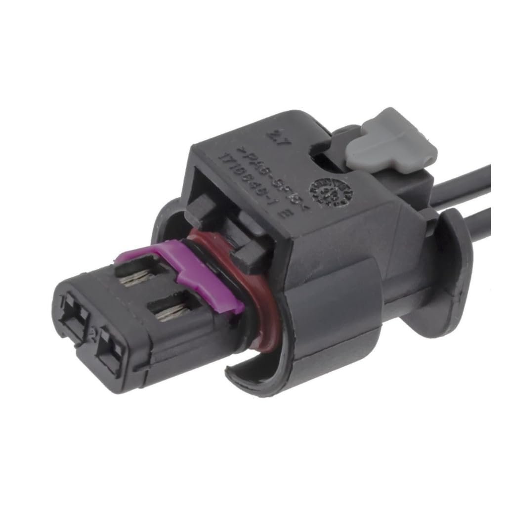 Stop Light Connector For Audi A4 Quattro 2011 Male Rectangular Blade Terminal Replacement Du2z14s411azb Black Plastic 16 5 In