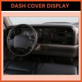 Dash Trim Radio Surround Cluster Bezel For 1994-1997 Dodge Ram 1500 2500 3500 Dashboard Cover Panel Plastic Matte Black