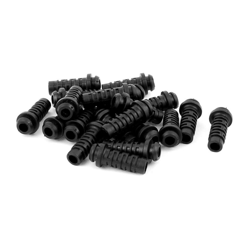 A16011800ux0237 Rubber Strain Relief Cord Boot Protector Cable Sleeve 27x8x5mm 20pcs Pack Of 20