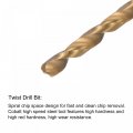 Uxcell M3 X 0 5 Spiral Point Thread Tap And 2 5mm Twist Drill Bit Set Metric Titanium Plated 6542 High Speed Steel Machine