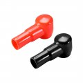 Uxcell Battery Terminal Insulating Rubber Protector Covers For 30mm 20mm Cable Red Black 1 Pair 