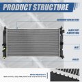 Dpi 13591 Factory Style 1-row Cooling Radiator For Lexus Ux250h Toyota Prius Prime 16-20 Aluminum Core