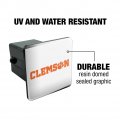 Clemson University Secondary Logo Tow Trailer Hitch Cover Plug Insert 2