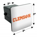 Clemson University Secondary Logo Tow Trailer Hitch Cover Plug Insert 2