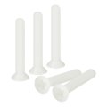 120 Pcs M3-0 5x20 Machine Screws Phillips Pan Cross Head Fasteners Bolts Nylon White For Wall Socket House Repairs 