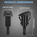 98630-2k100 98630-3j000 Windshield Washer Nozzles For Hyundai Elantra Sonata Santa Fe Kona Tucson Accent And Kia Sportage
