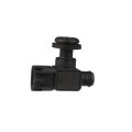 Carlights360 For Chevy Malibu 2013 2014 2015 Brake Booster Vacuum Sensor Black Color Plug In Connector Blade Terminal Bolt On 
