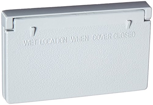 Morris 37020 Horizontal Gfci Decorator 1-gang Weatherproof Cover