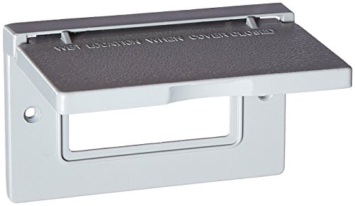 Morris 37020 Horizontal Gfci Decorator 1-gang Weatherproof Cover