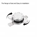 Uxcell Ksd301 Thermostat 95a 203a F 10a Normally Closed N C Adjust Snap Disc Temperature Switch 5pcs