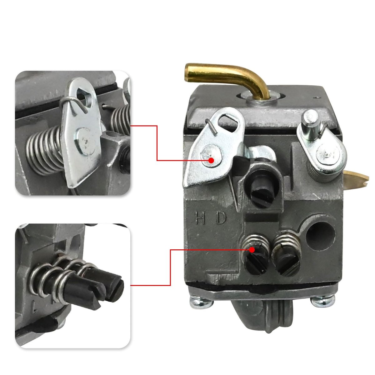 Secosautoparts Carburetor Kit 1128-120-0623 Compatible With Stihl Ms290 Ms310 Ms390 039 Chainsaw Replaces 1128 120 0621 Gaskets