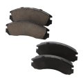 Front Brake Pad Set For Mitsubishi Galant 1991 1992 Semi Metallic 2 Wheel Replacement Mb699452 Mb895090 