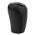 Leather Gear Stick Shift Knob Cover Fit For Mazda 3 Bk Bl 5 Cr Cw 6 Ii Gh 2005 2006 2007 2008 2009 2010 2011 2012 2013 2014 