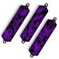 Vps Shock Cover For Kawasaki Kfx450r Kfx700 Racing Limited Edition Set 3 Violet Color Nd1589 