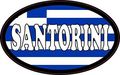 4in X 2 5in Oval Greek Flag Santorini Sticker By Stickertalk 