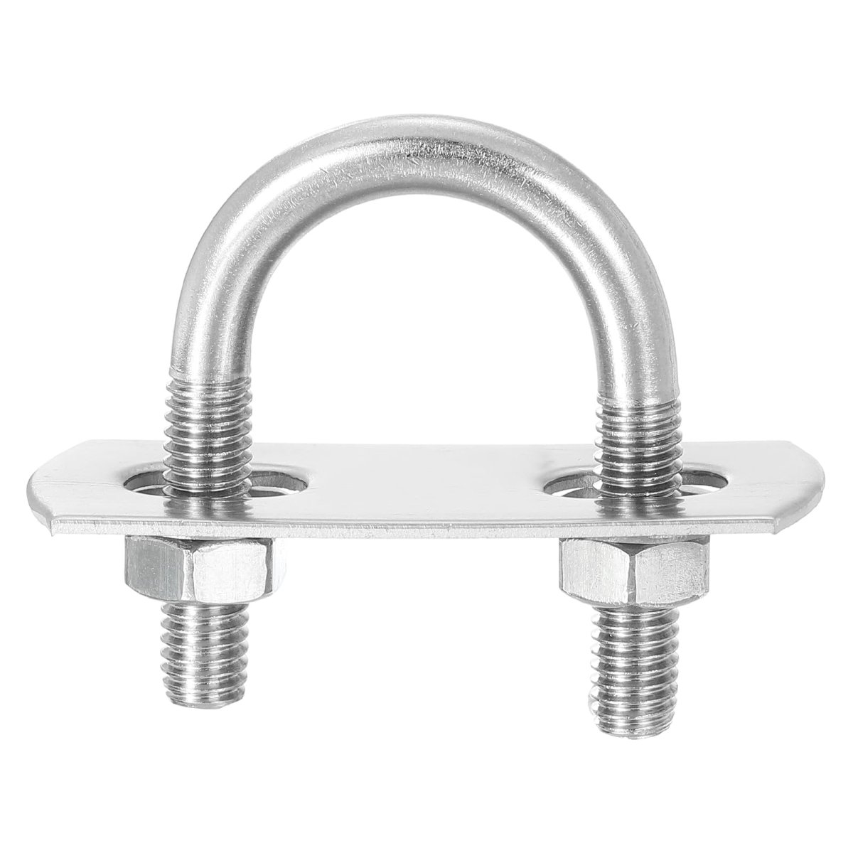 Round U-bolts 4 Sets 20mm 0 79 Inner Width 36mm Length M6 304 Stainless Steel U Clamp Bolt With Nuts And Plates For Boat
