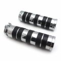 Httmt Trhb105a-1 Motorcycle 1 25mm Chrome Hand Grips Compatible With Shadow 1100 Spirit Sabre Aero Ace Suzuki Intruder 1500 C90