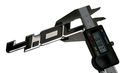 Erpart 4 0l Liter Embossed Black On Highly Polished Silver Real Aluminum Auto Emblem Badge Nameplate Compatible With Chrysler