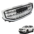 Front Chrome Frame Bumper Grille Electroplated Assembly Replacement For 2017-2019 Acadia Denali Sport Utility 4-door 84378394 