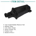 Acropix Coolant Overflow Expansion Bottle Radiator Reservoir Tank Fit For Bmw 325ci With Cap And Sensor Pack Of 1 Black