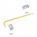 Uxcell 4mm Ball End Hex Key Wrench L Shaped Long Arm S2 Steel Repairing Tool