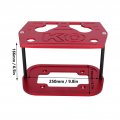 Battery Box Tray Bracket Aluminum Truck Mount Fit For Optima 34 78 Batteries Red