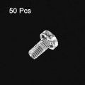 Uxcell M3x6mm Plastic Phillips Bolts 50pcs Pc Pan Head Machine Screws Transparent