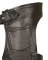 Men S Motorcycle Motorbike Clsic Leather Riding Chap Pants Soft Black New S Regular 