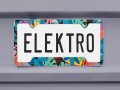 Premium Tropical Floral License Plate Frame
